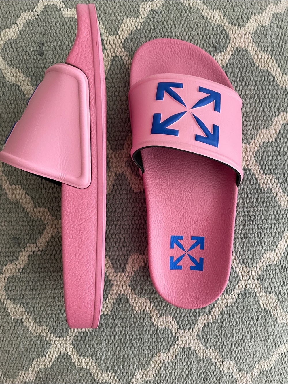 NIB Off-White Arrow Pool Slide Sandal Size 6 (Nordstrom Exclusive) - Picture 5 of 16